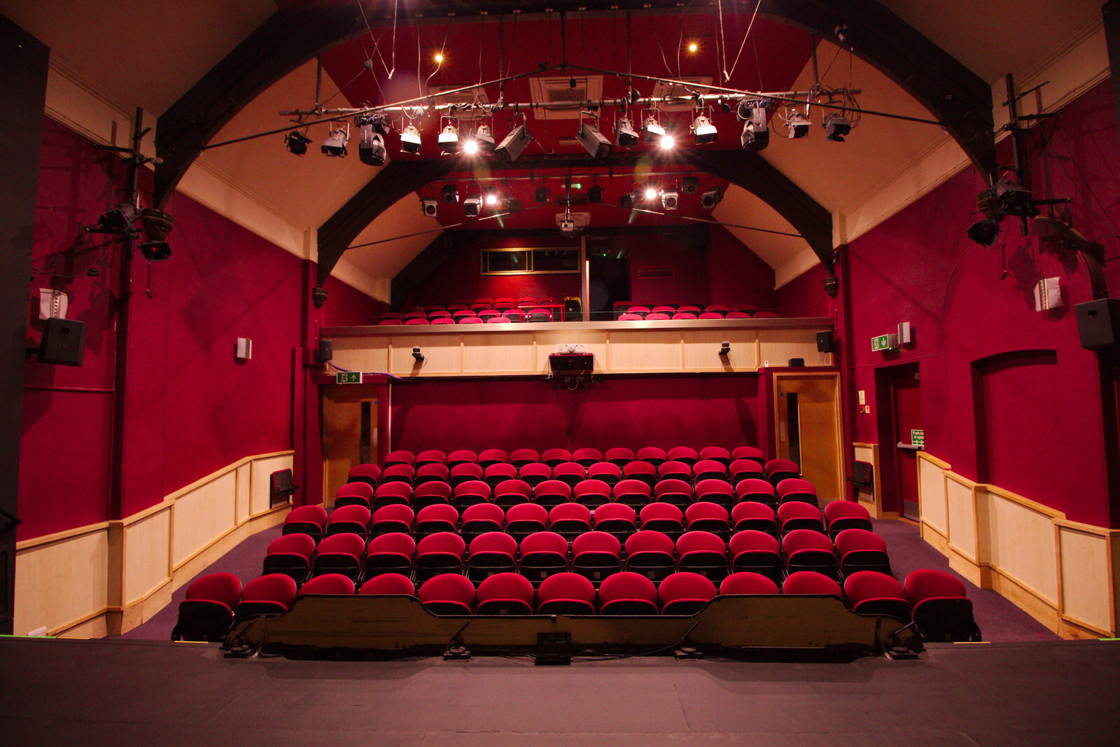 A view of the theatre from the stage