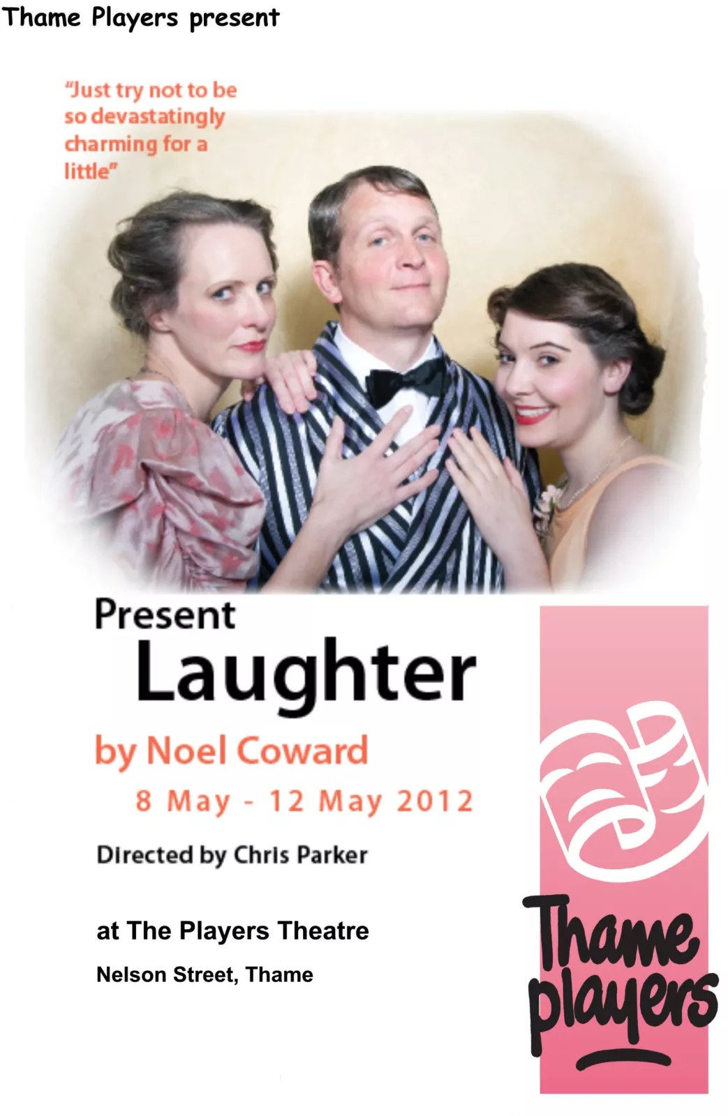2012-05 Pressent Laughter 01 poster