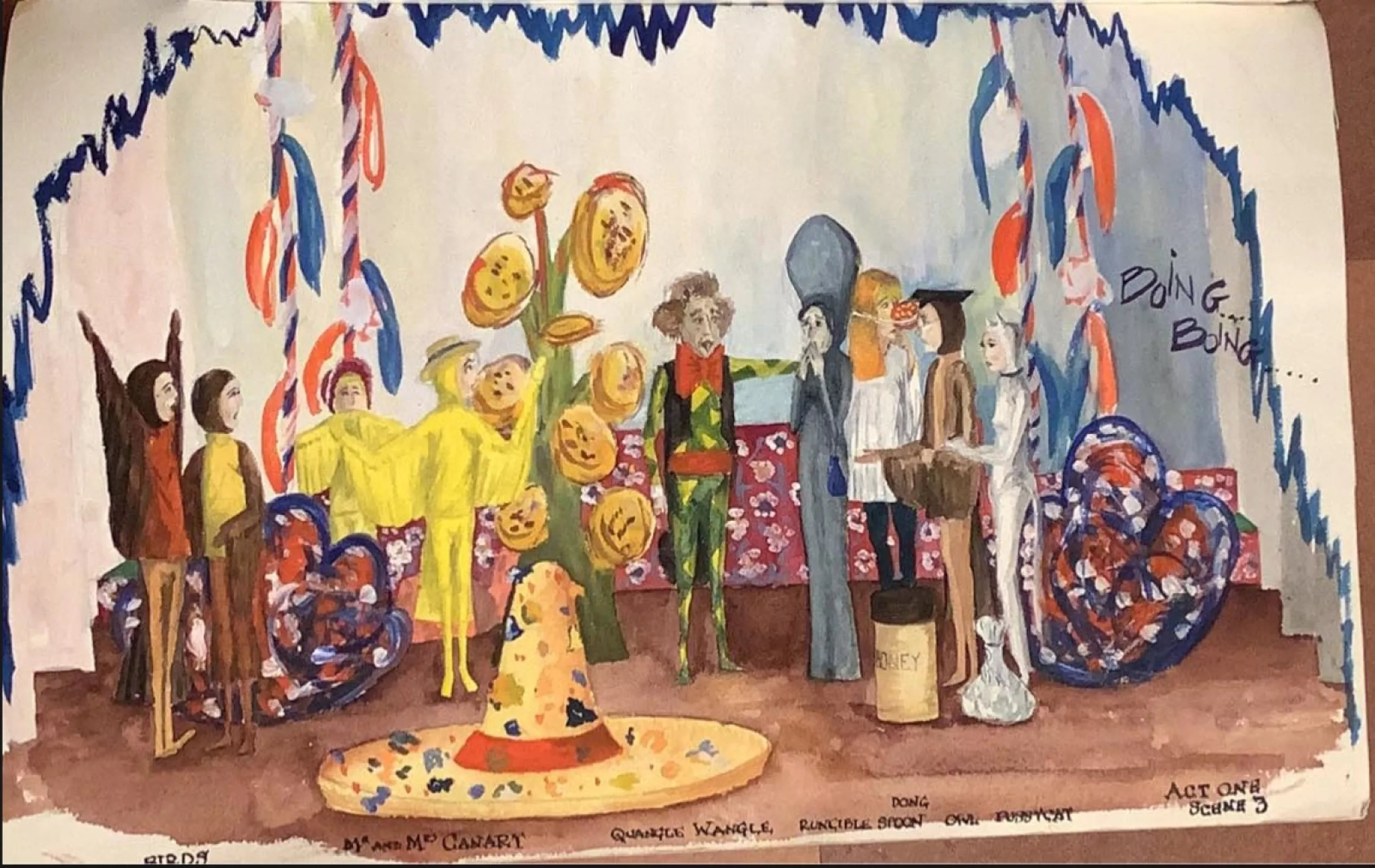 1975-12 Owl And The Pussycat (The) - Original artwork by Derek Witchell 01